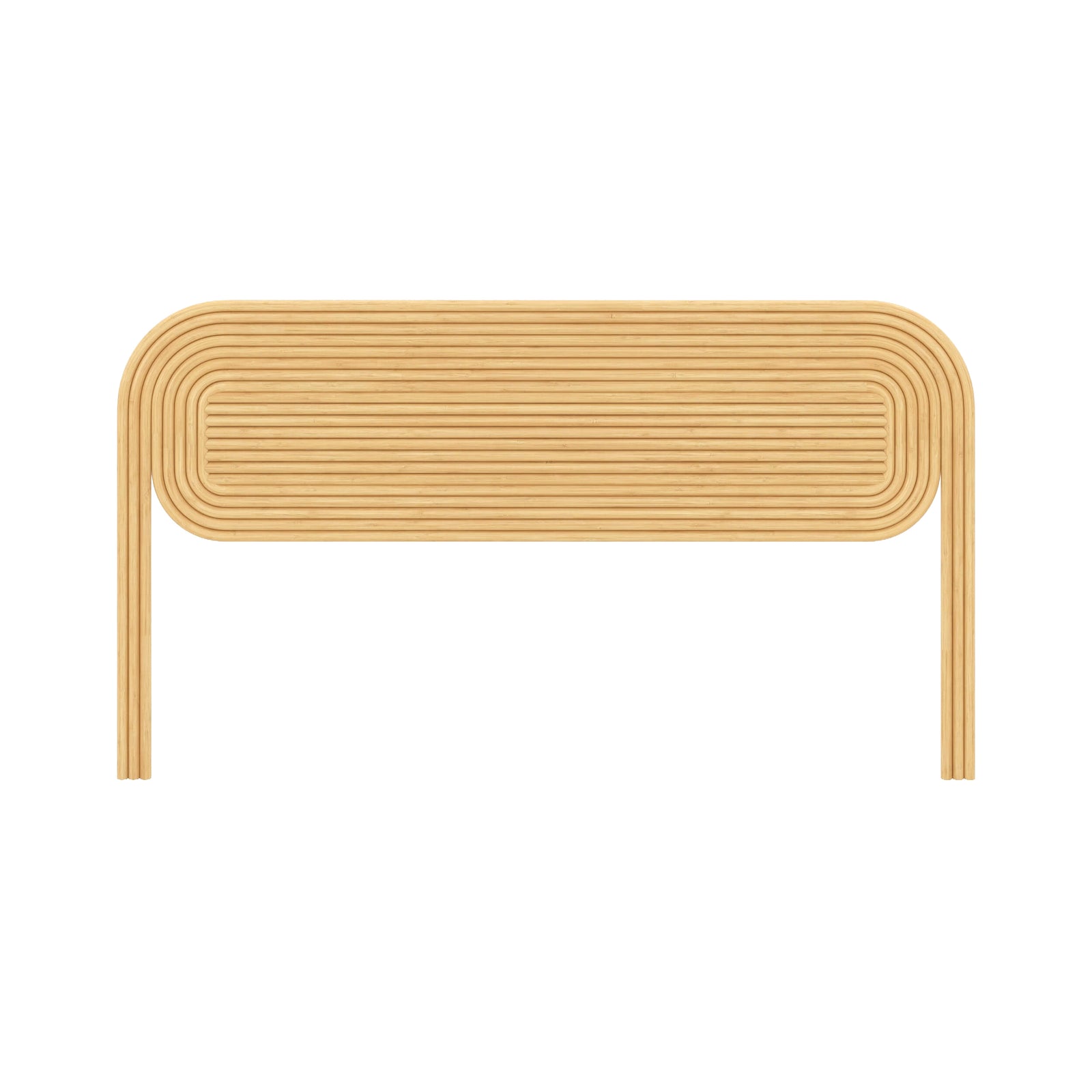 tete de lit 2 places 160 cm rotin naturel paloma