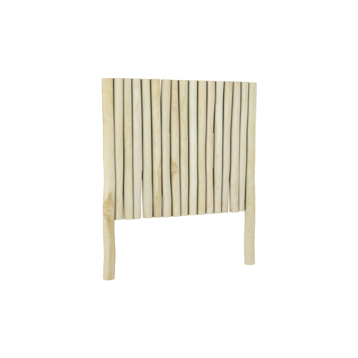 tete de lit 90 cm en branche de teck imani