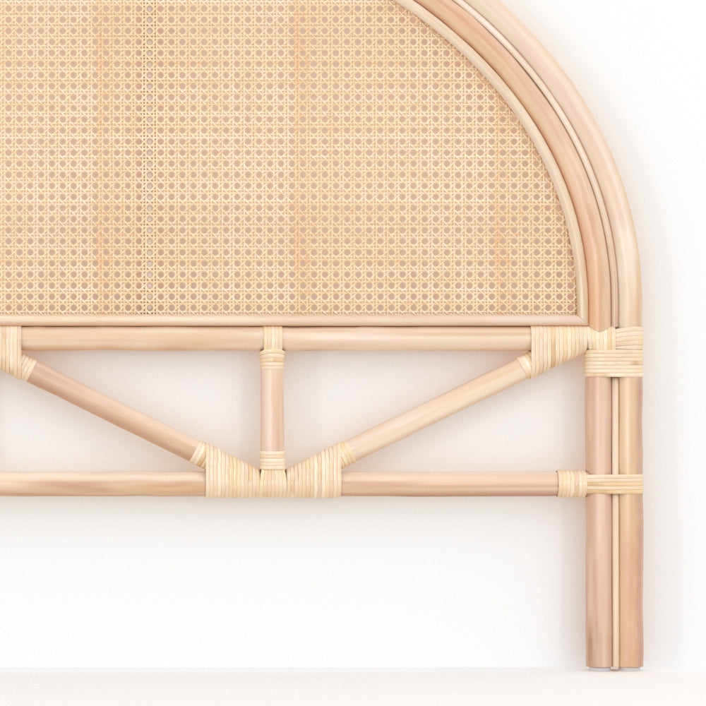 tete de lit boheme madya 160cm rotin cannage rdv deco