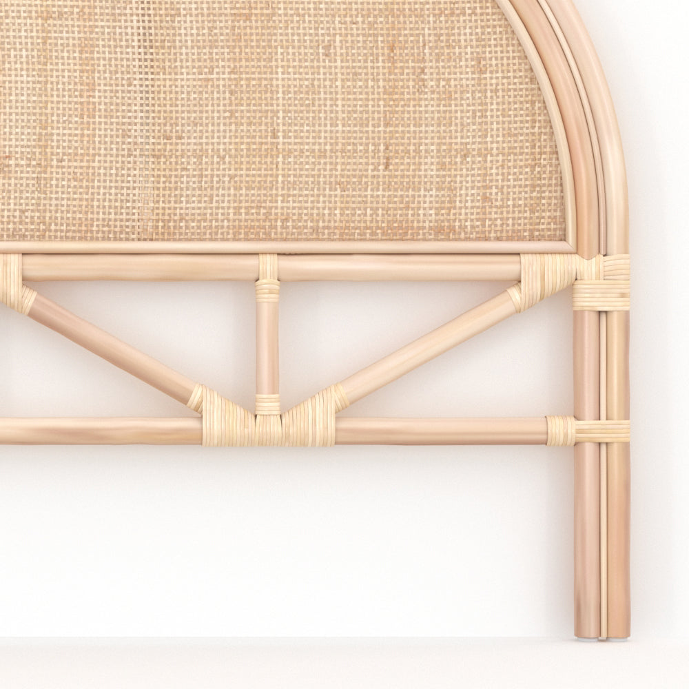 Tête de lit Madya en rotin naturel 140 cm