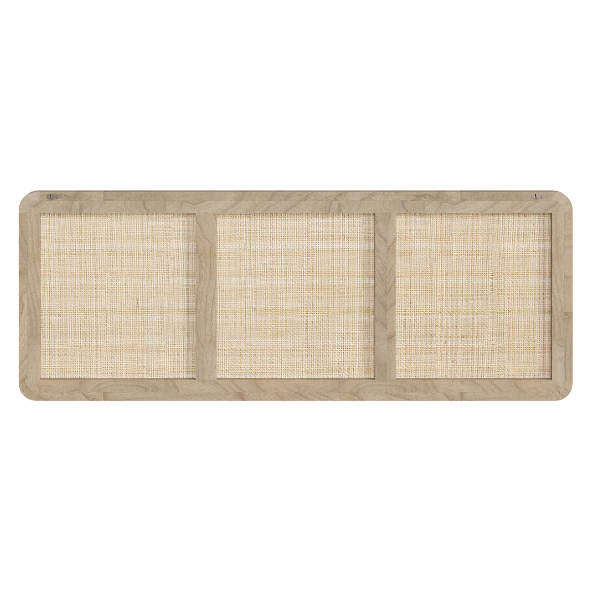 tete de lit en bois et cannage 160 cm