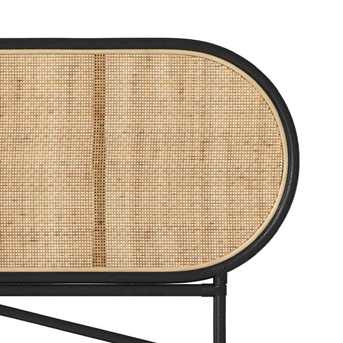 tete de lit en rotin 190 cm navahino