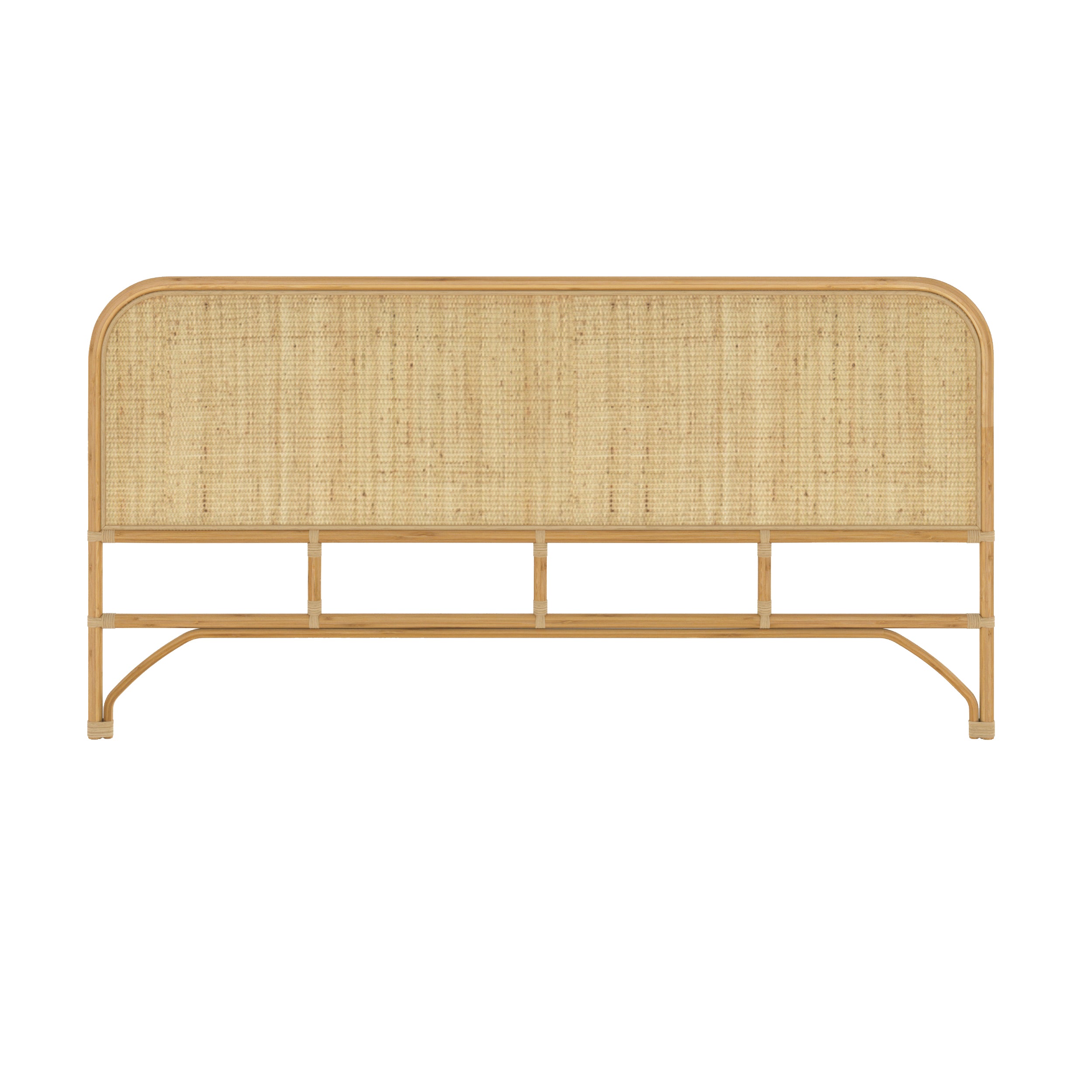 tete de lit grace en rotin naturel 180 cm fond blanc