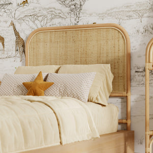 tete de lit grace rotin 90 cm