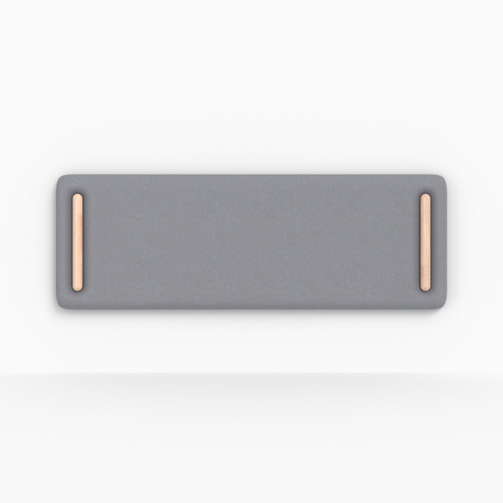 tete de lit grise rectangulaire 160 cm tissu katia rdv deco