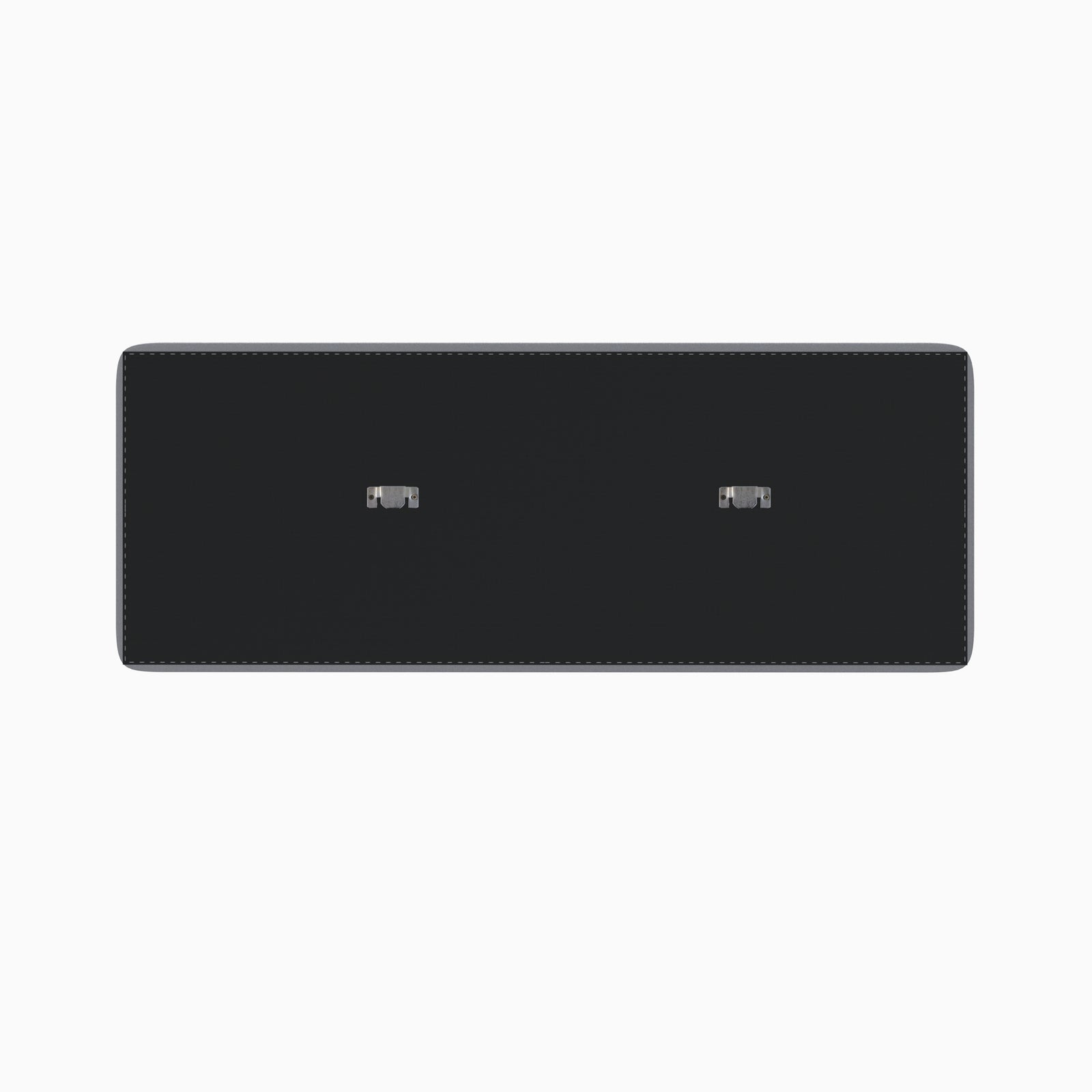 tete de lit katia 140 cm tissu gris