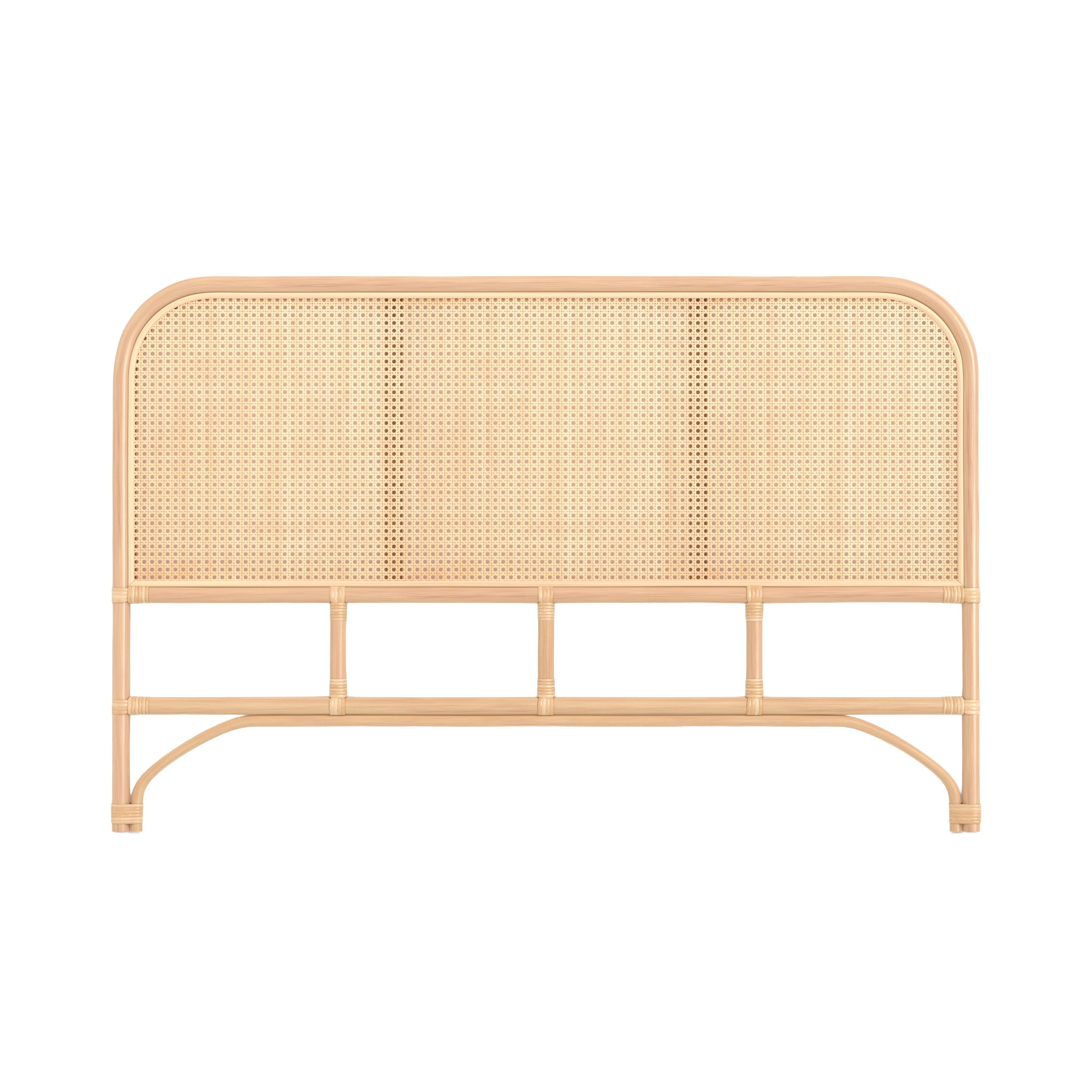 Kopfteil Naïra aus Rattan und Wiener Geflecht 140 cm