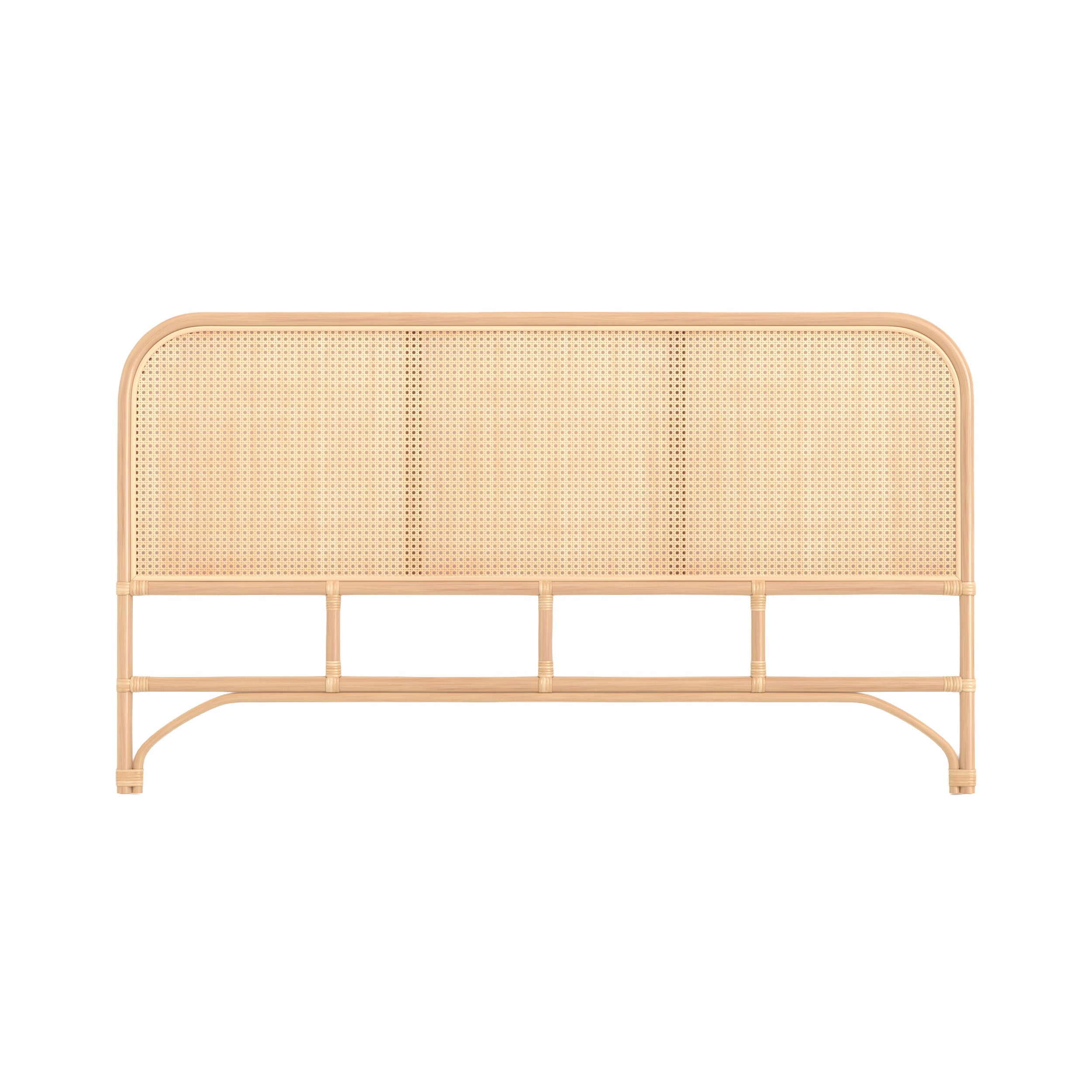 Kopfteil Naïra aus Rattan und Wiener Geflecht 160 cm