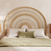 Tête de lit Astéria en rotin 160 cm