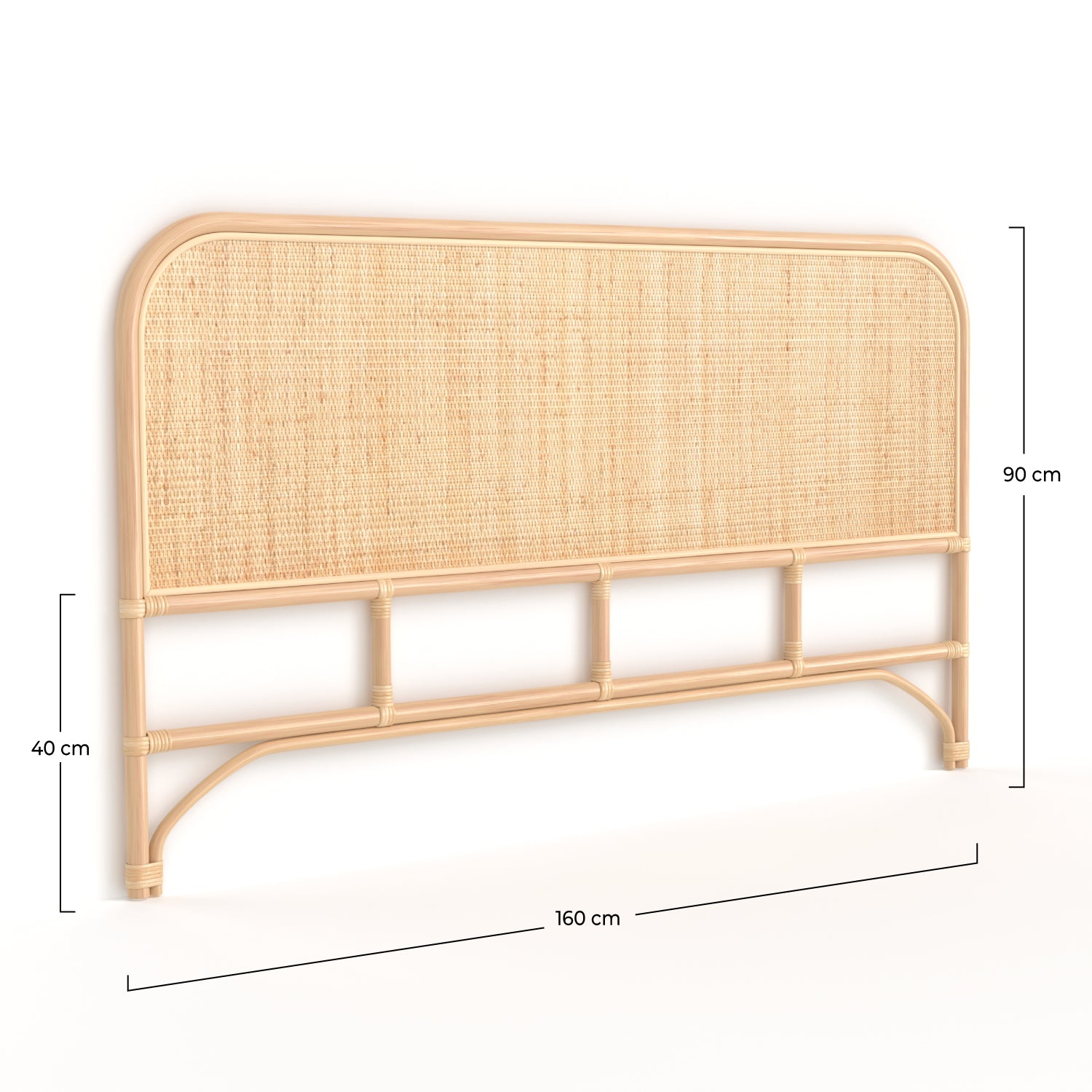 Tête de lit Grace en rotin 160 cm