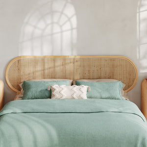 tete de lit rotin navahino 190 cm rdv deco