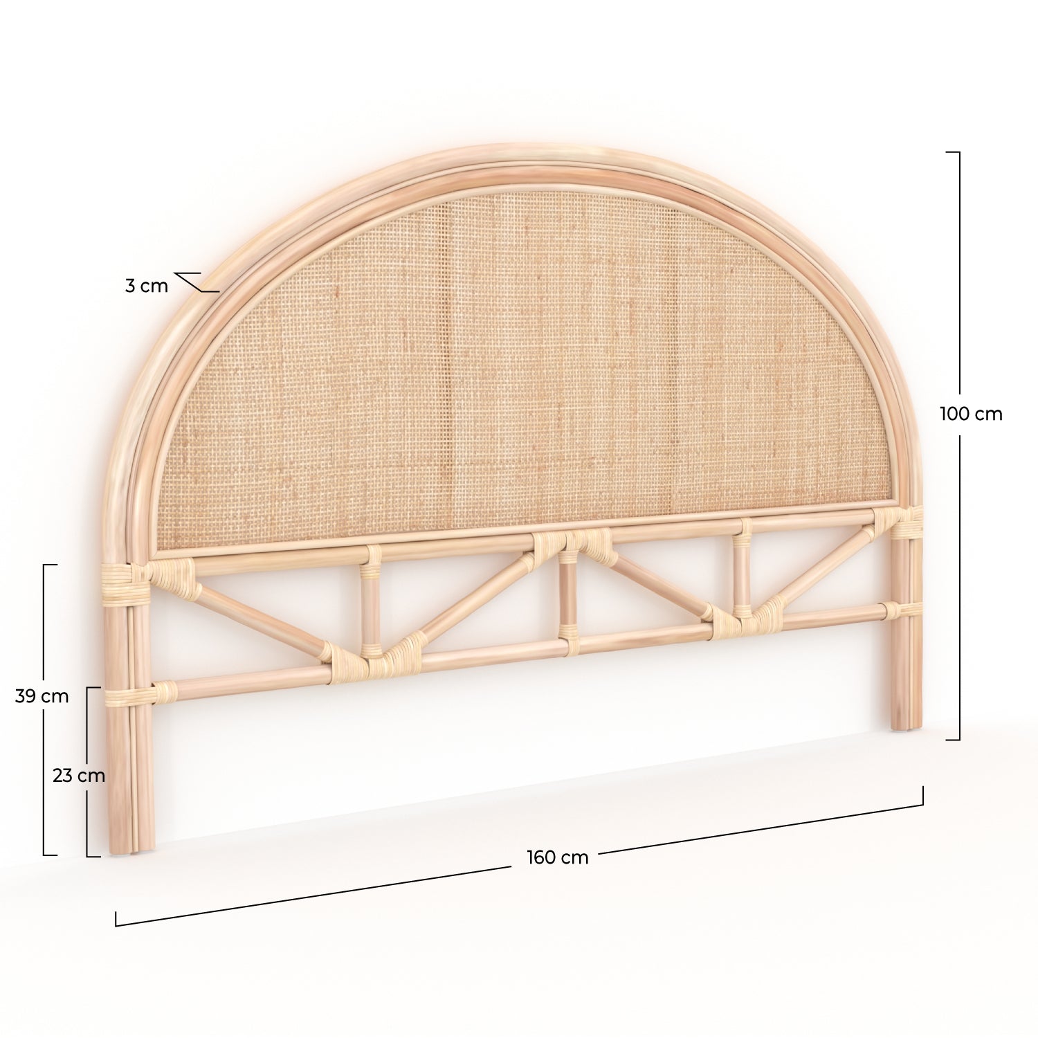 tete lit 160 madya rotin naturel