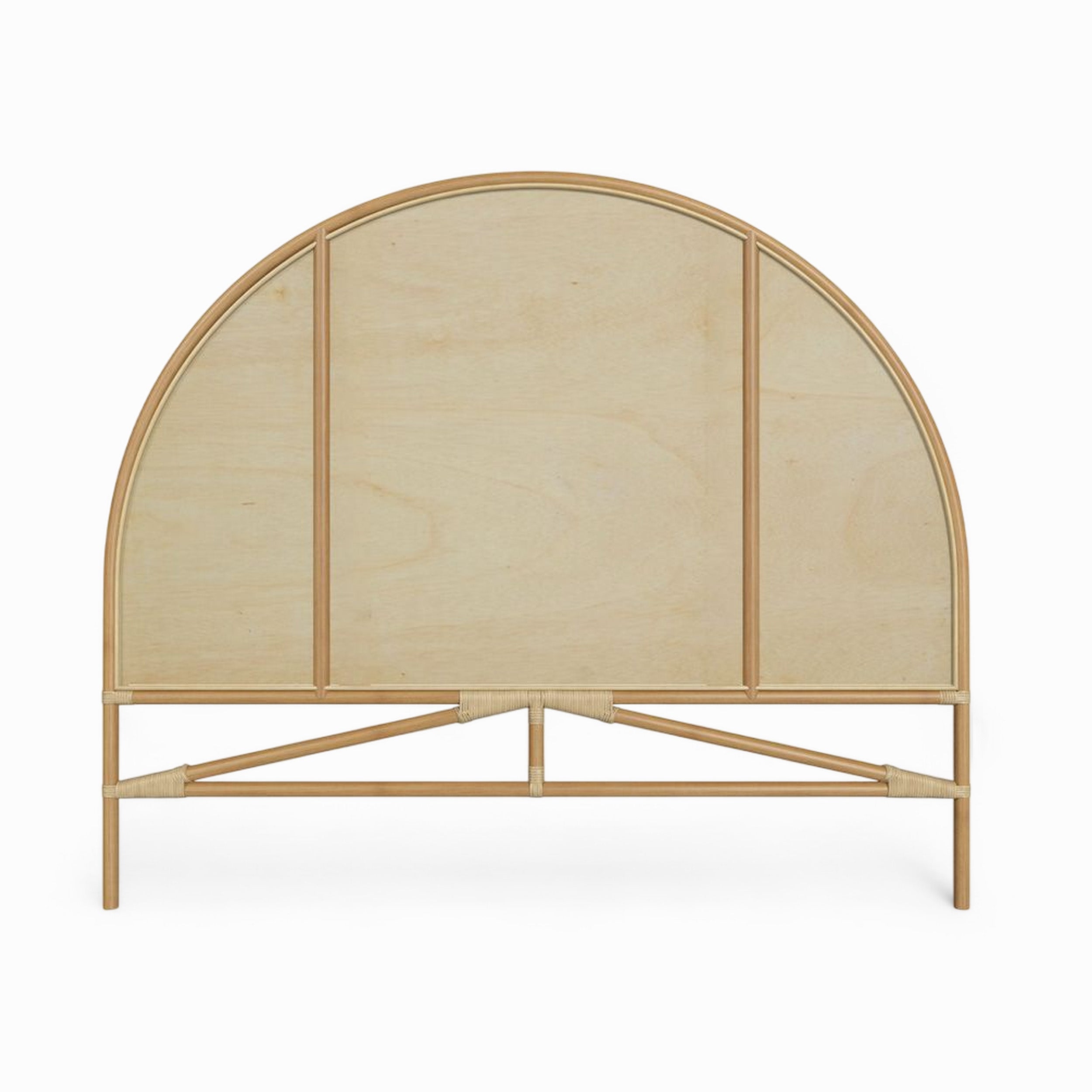 tete lit beigia en rotin 160 cm