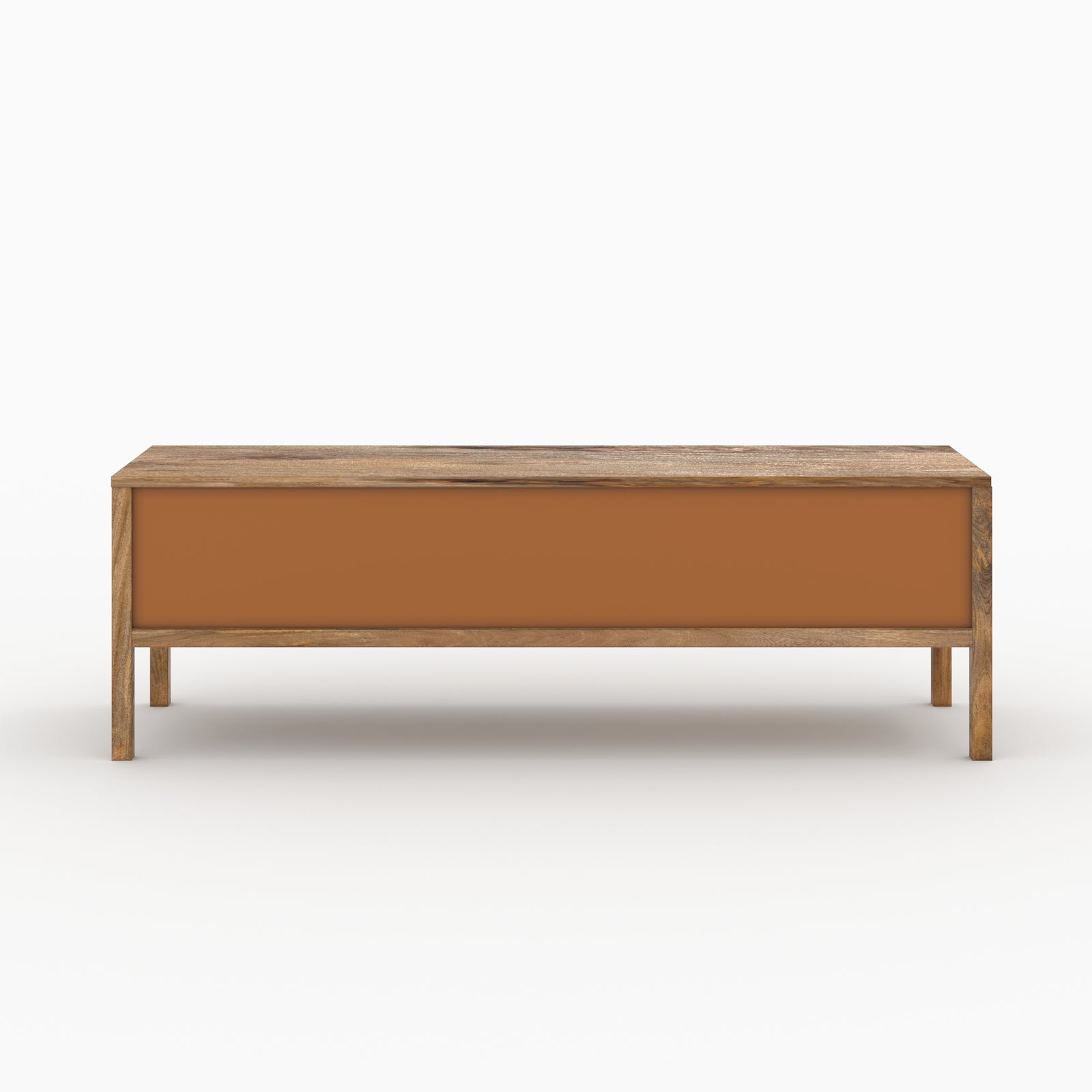 tiki pack buffet et meuble tv en bois et cannage