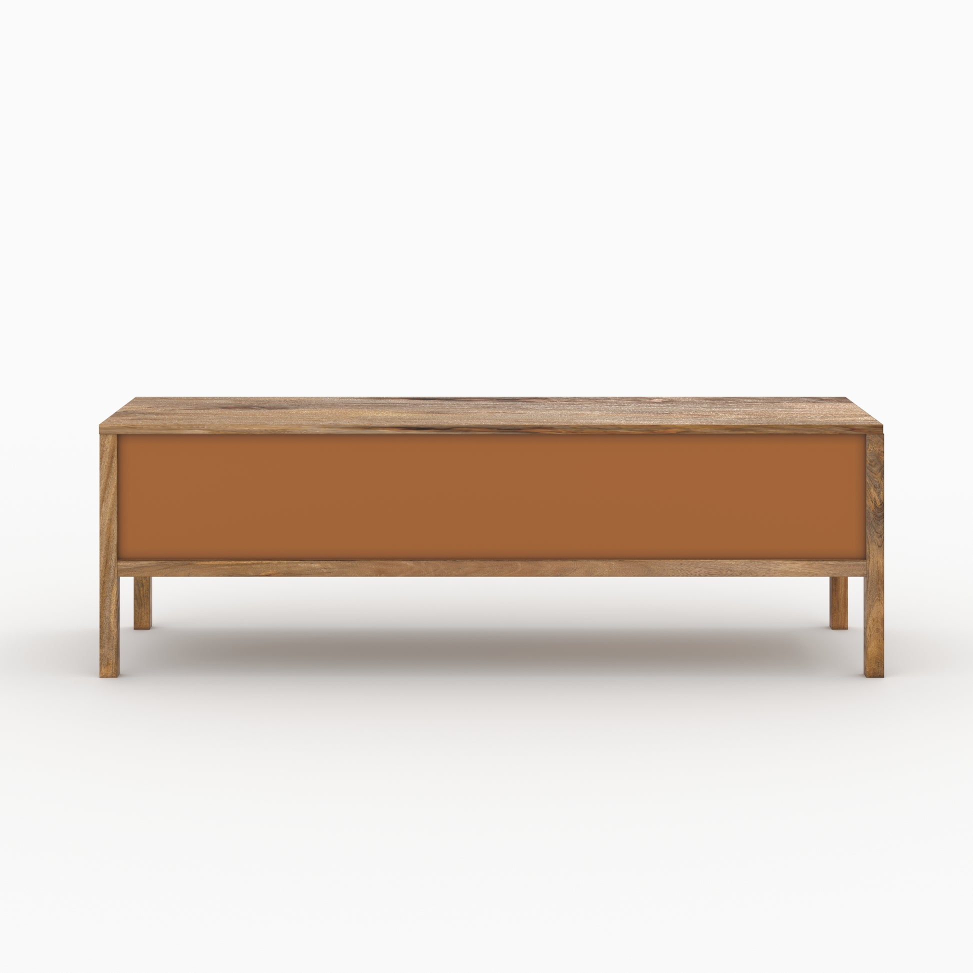 tiki pack buffet et meuble tv en bois et cannage