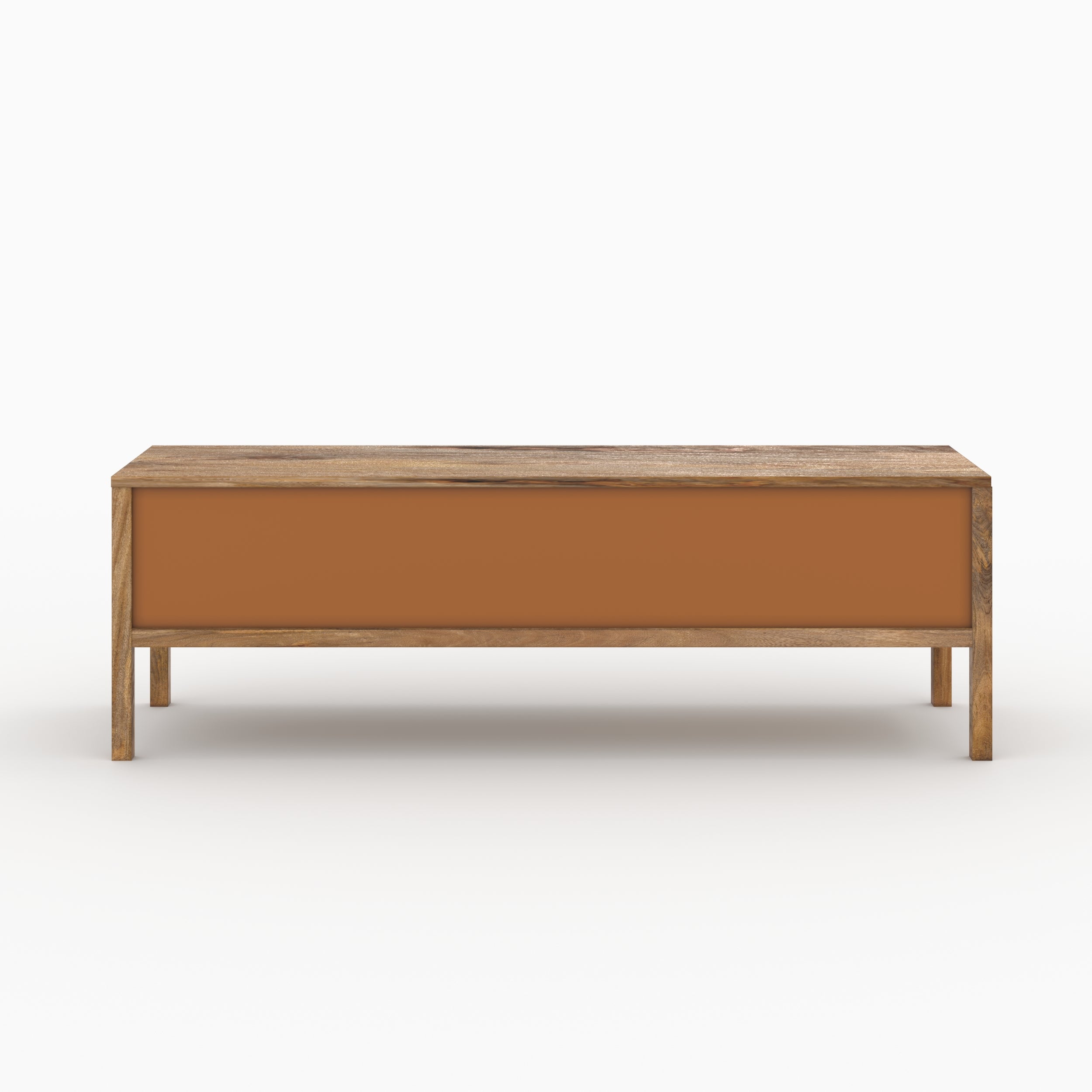 tiki pack buffet et meuble tv en bois et cannage