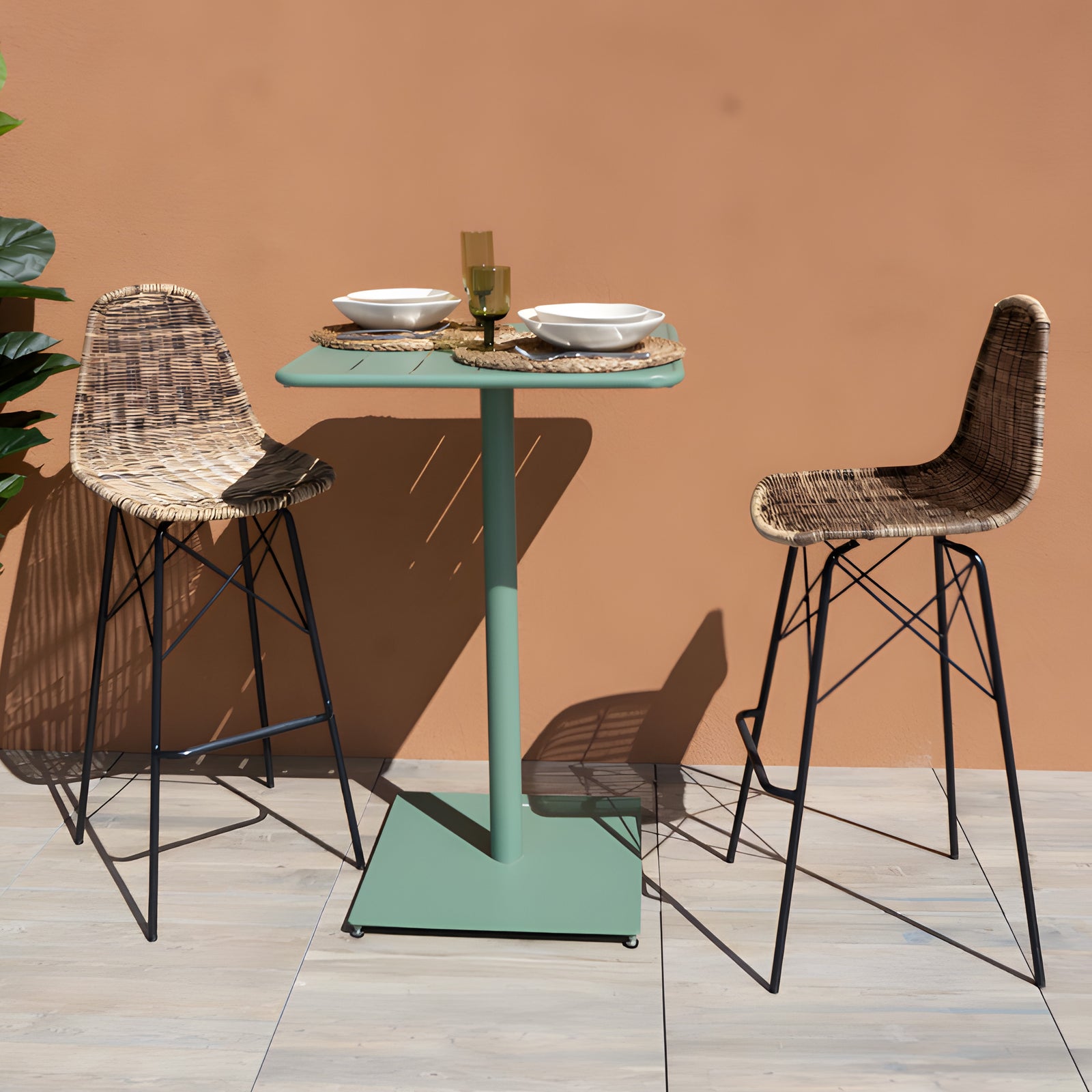 tiptur chaise bar 76 cm resine