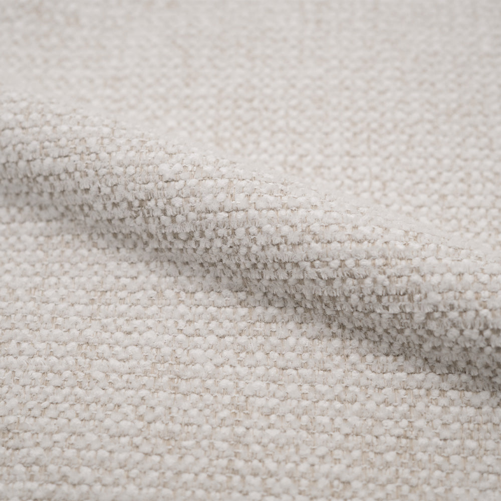 Sillón Nelia en tela texturada crema