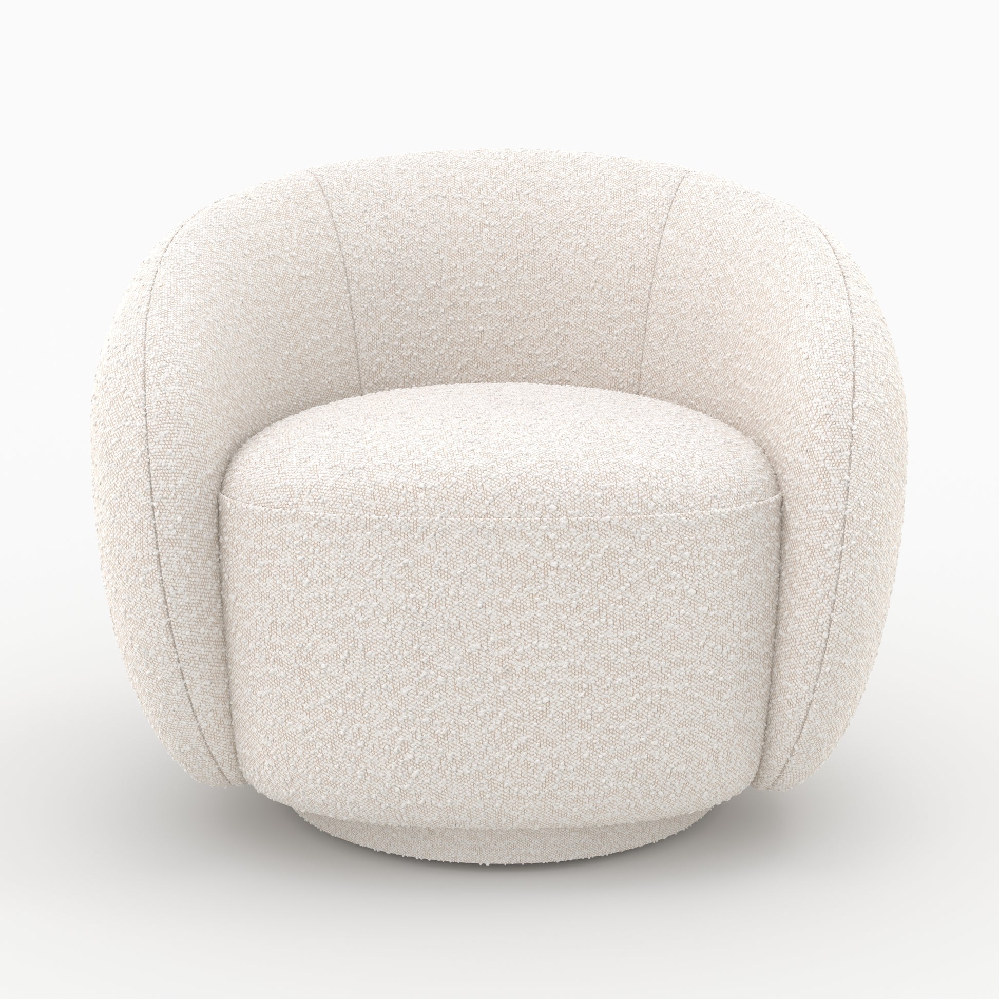 tissu boucle blanc fauteuil naya rendez vous deco salon