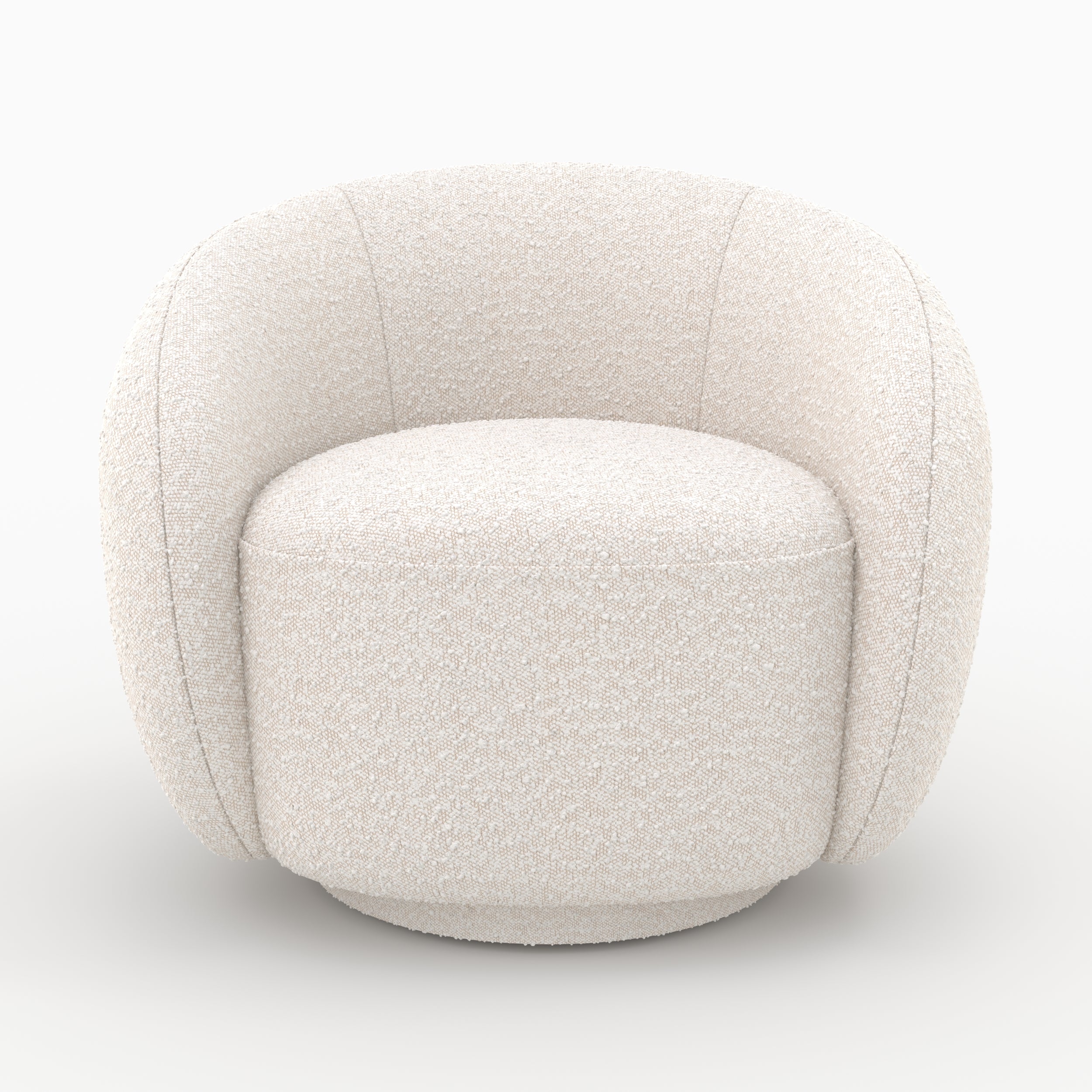 tissu boucle blanc fauteuil naya rendez vous deco salon