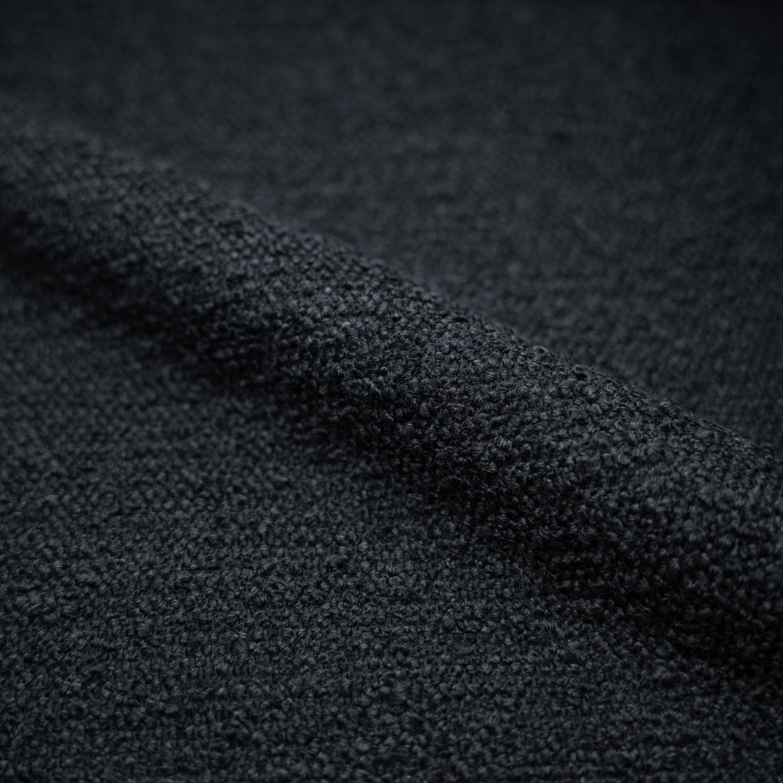 tissu boucle noir 2 chaises rdv deco