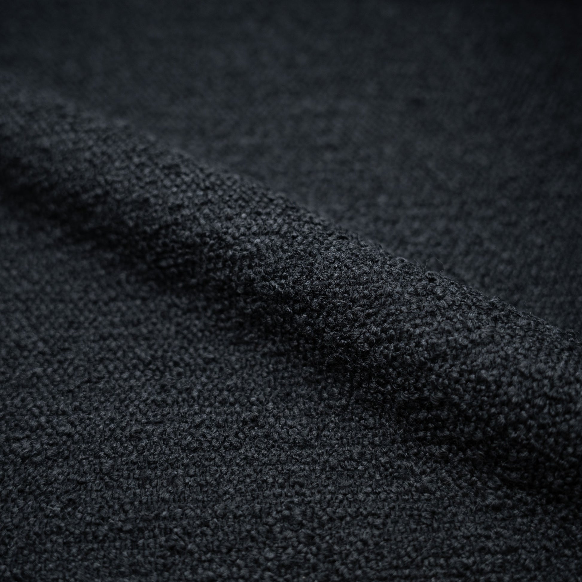 tissu boucle noir 2 chaises rdv deco