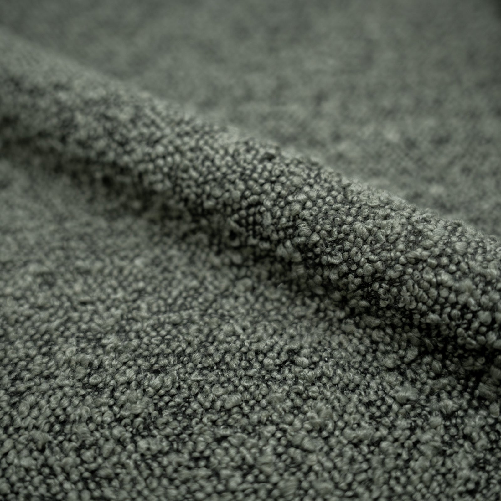 tissu boucle vert 2 chaises iris