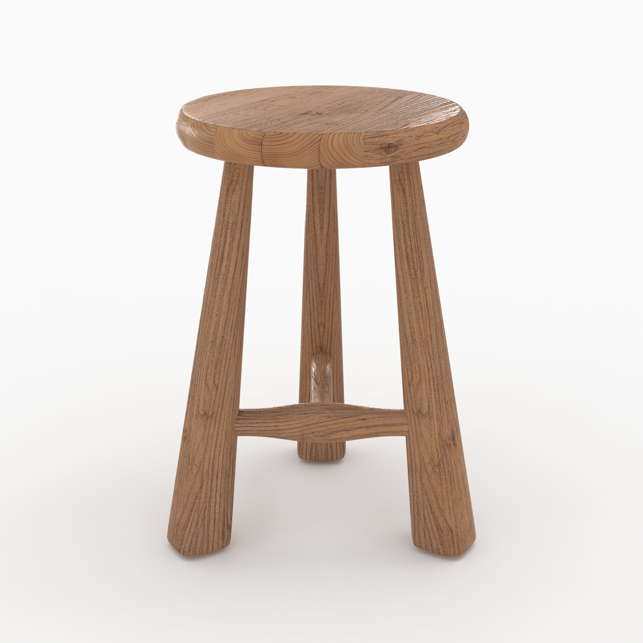 toby tabouret en bois d orme hauteur 42 cm
