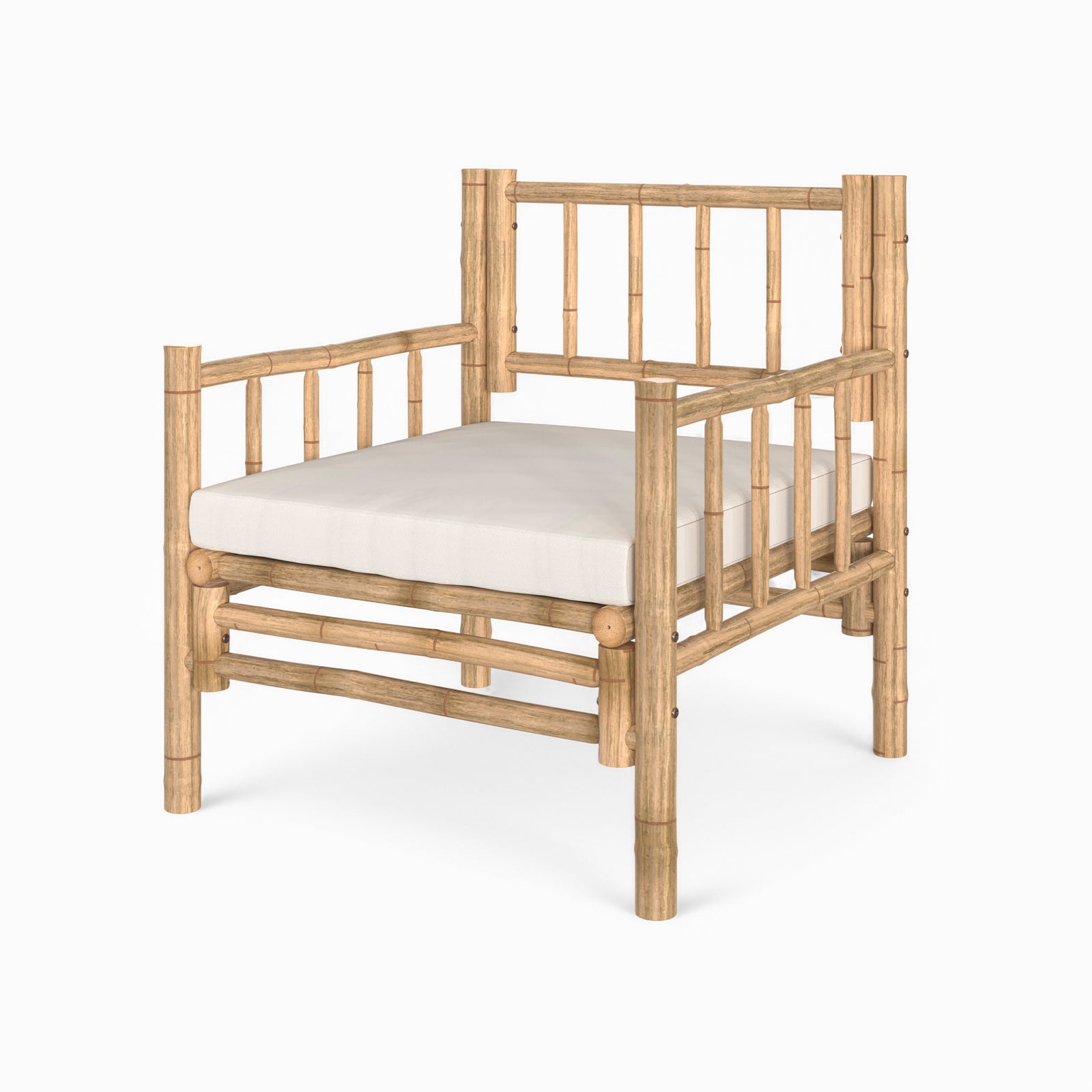 vadella salon de jardin en bambou canape d angle table basse