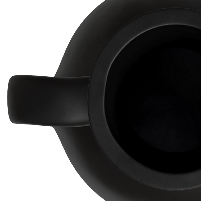 vase carafe en terre cuite noire rozenn