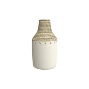 vase fibre et terre cuite enora