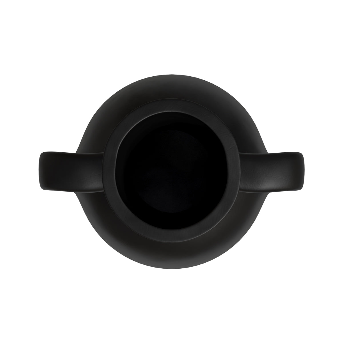 vase noir design en terre cuite rozenn