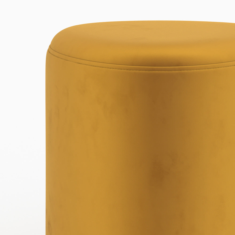 velours jaune curry fonce emmy triangulaire