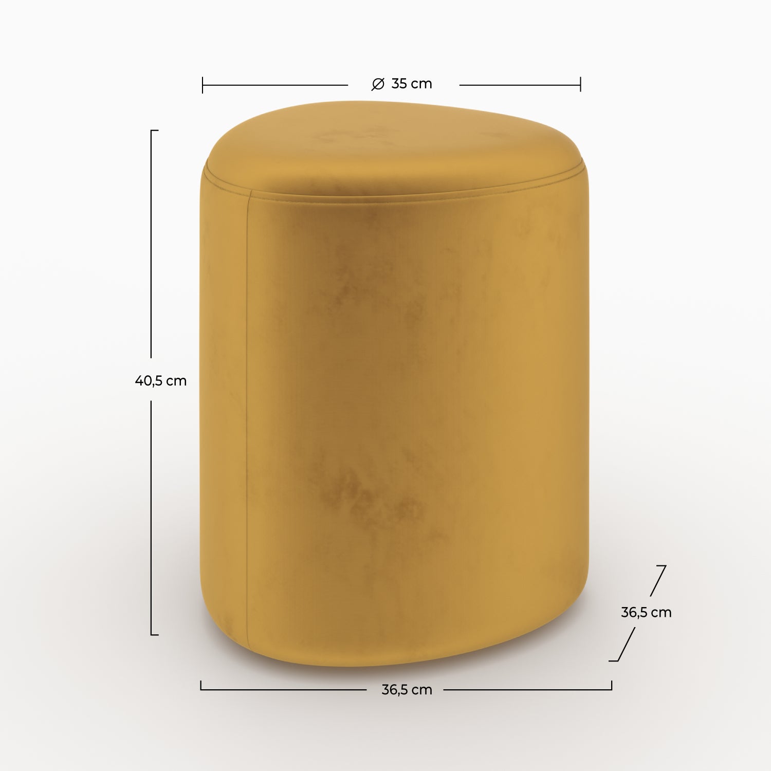 velours jaune curry fonce triangulaire emmy