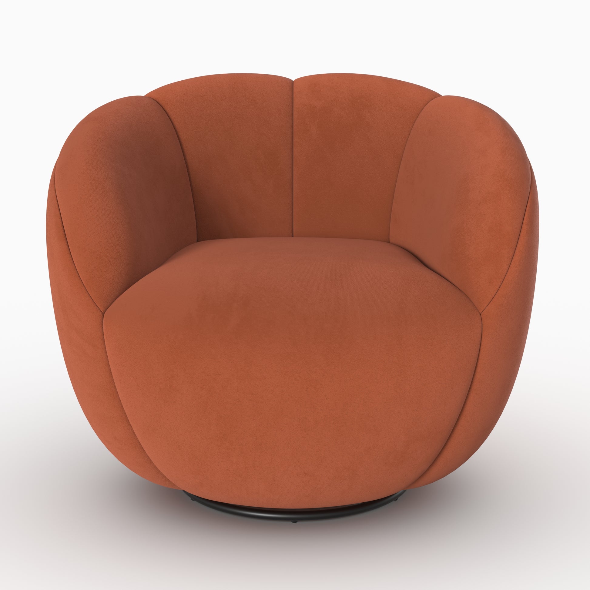 velours rouge fonce fauteuil pivotant yse rendez vous deco