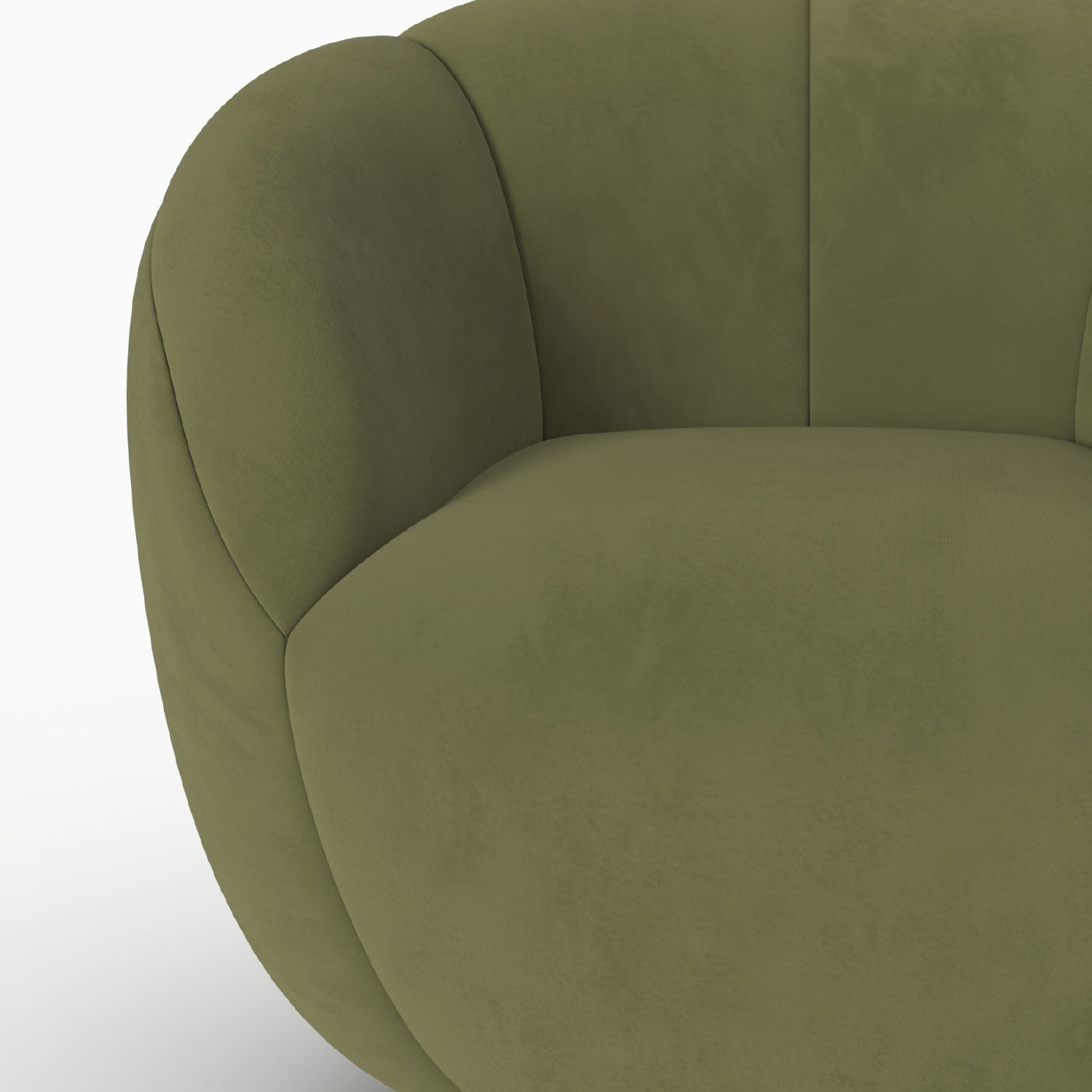 vert velours fauteuil yse pivotant rendez vous deco