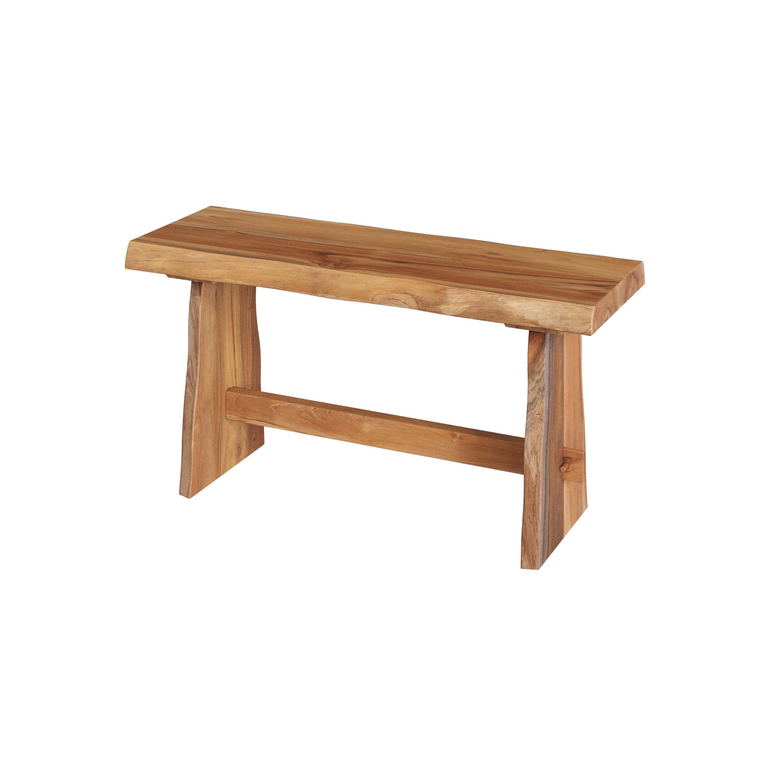 vic banc en bois de teck recycle 90 cm