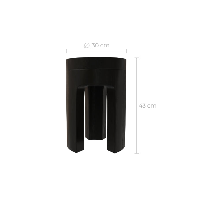 wonda table d appoint en bois