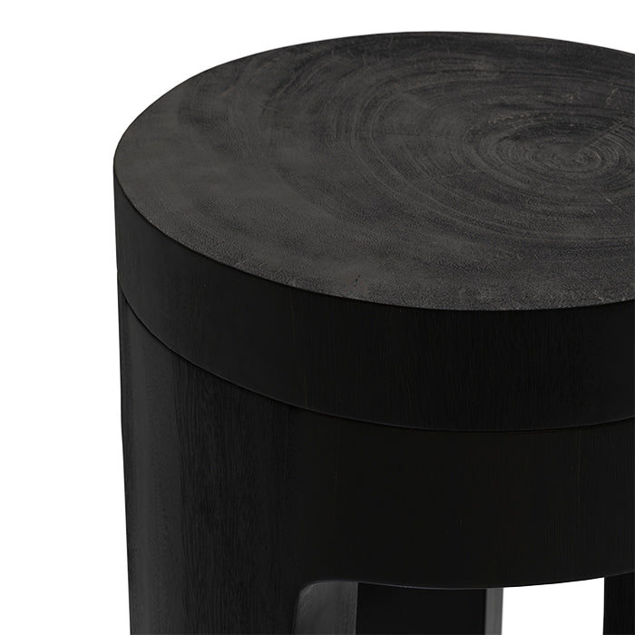 wonda table d appoint noir 30 cm