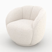 yse fauteuil blanc tissu boucle rendez vous deco