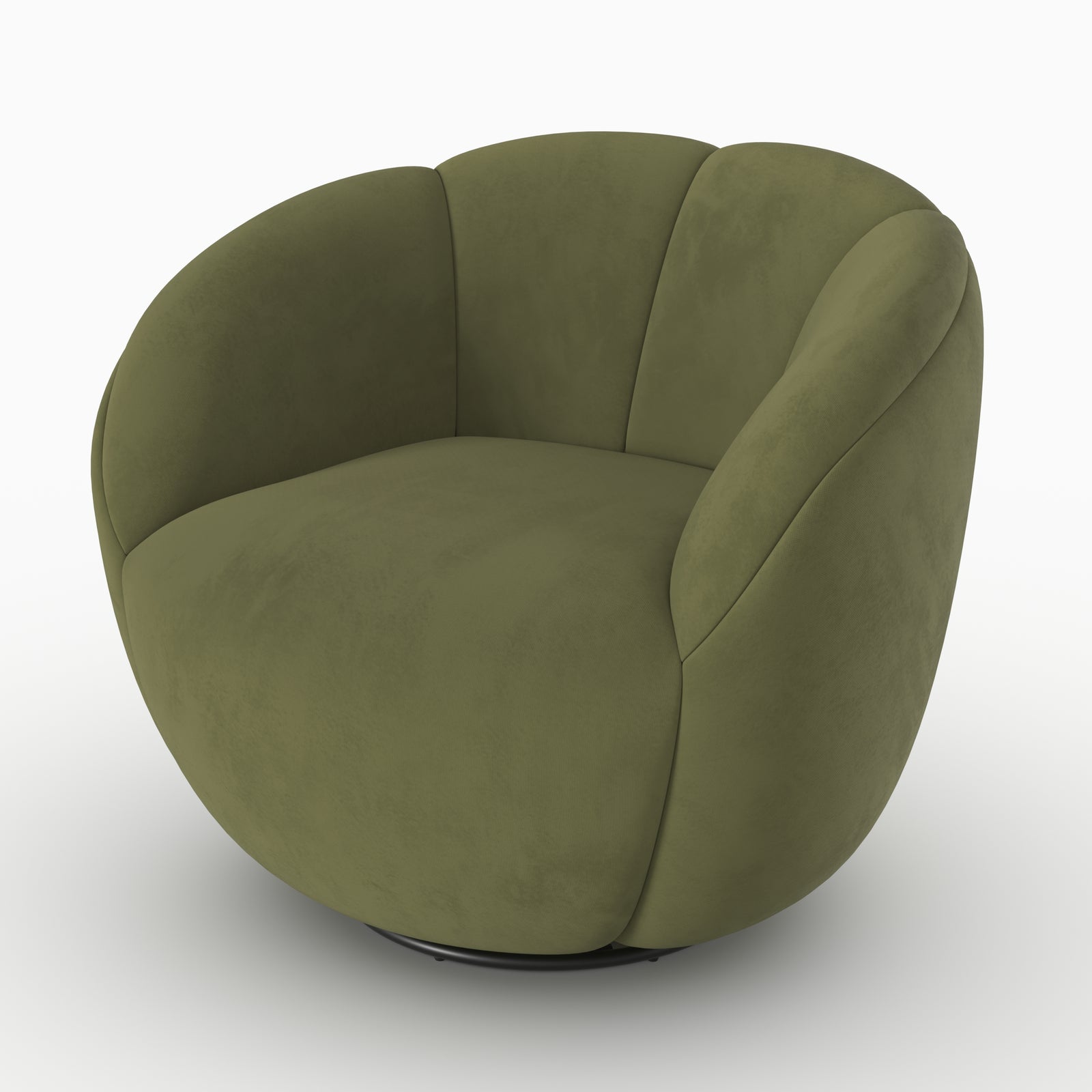 yse fauteuil vert pivotant rendez vous deco