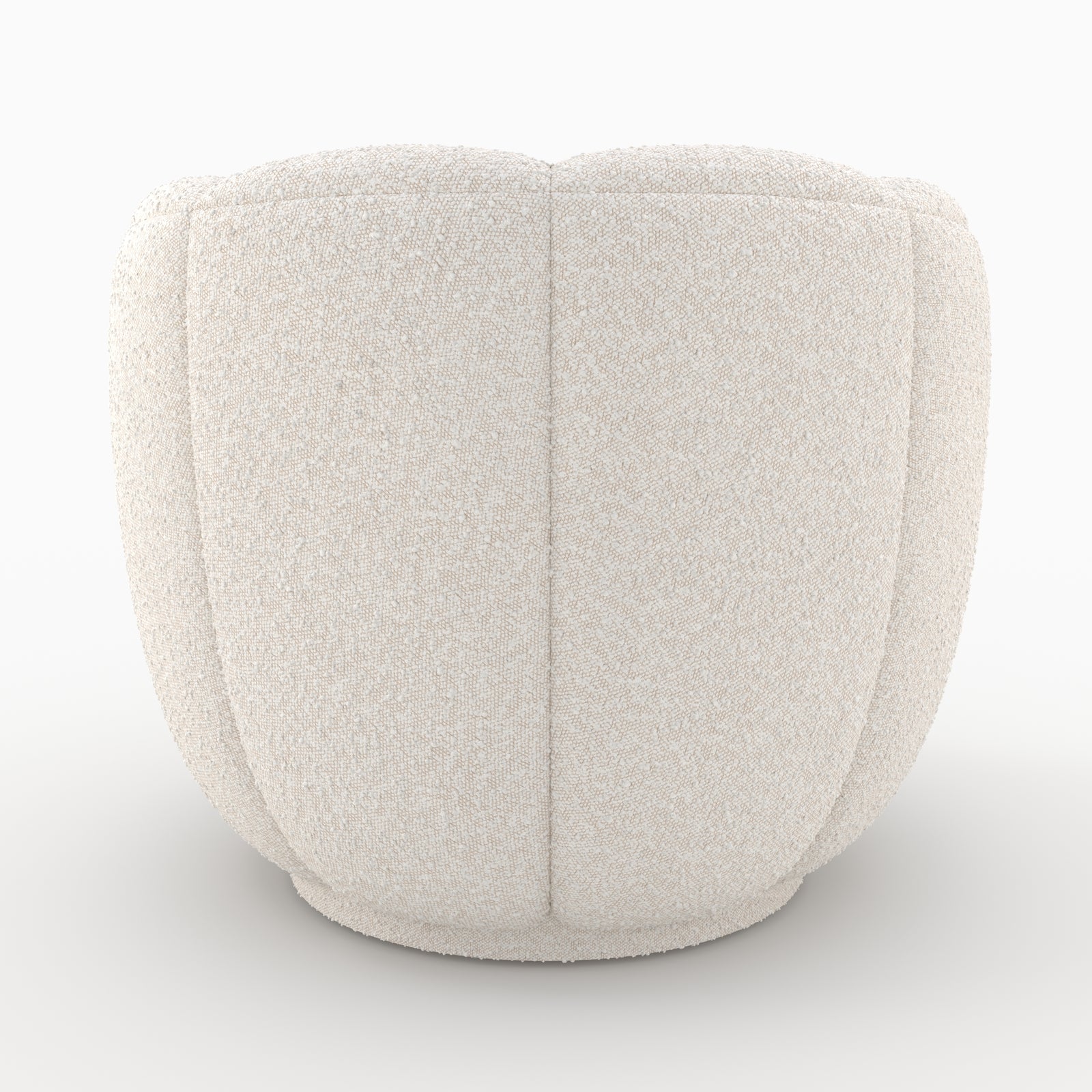 yse tissu boucle blanc fauteuil rendez vous deco