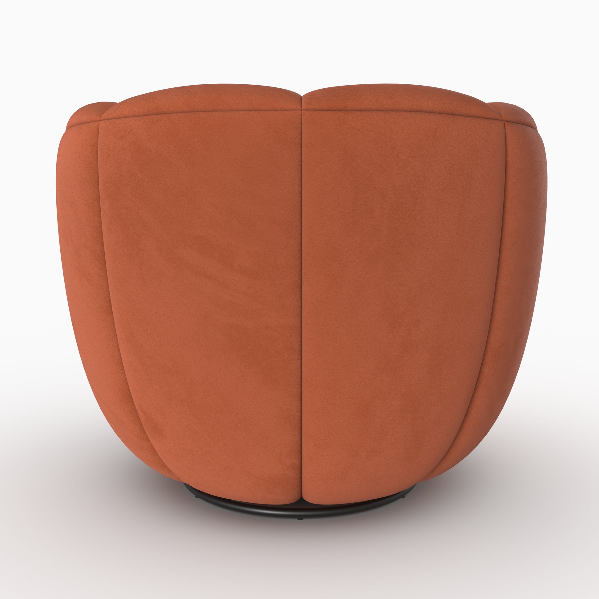 yse velours rouge fonce fauteuil pivotant rendez vous deco