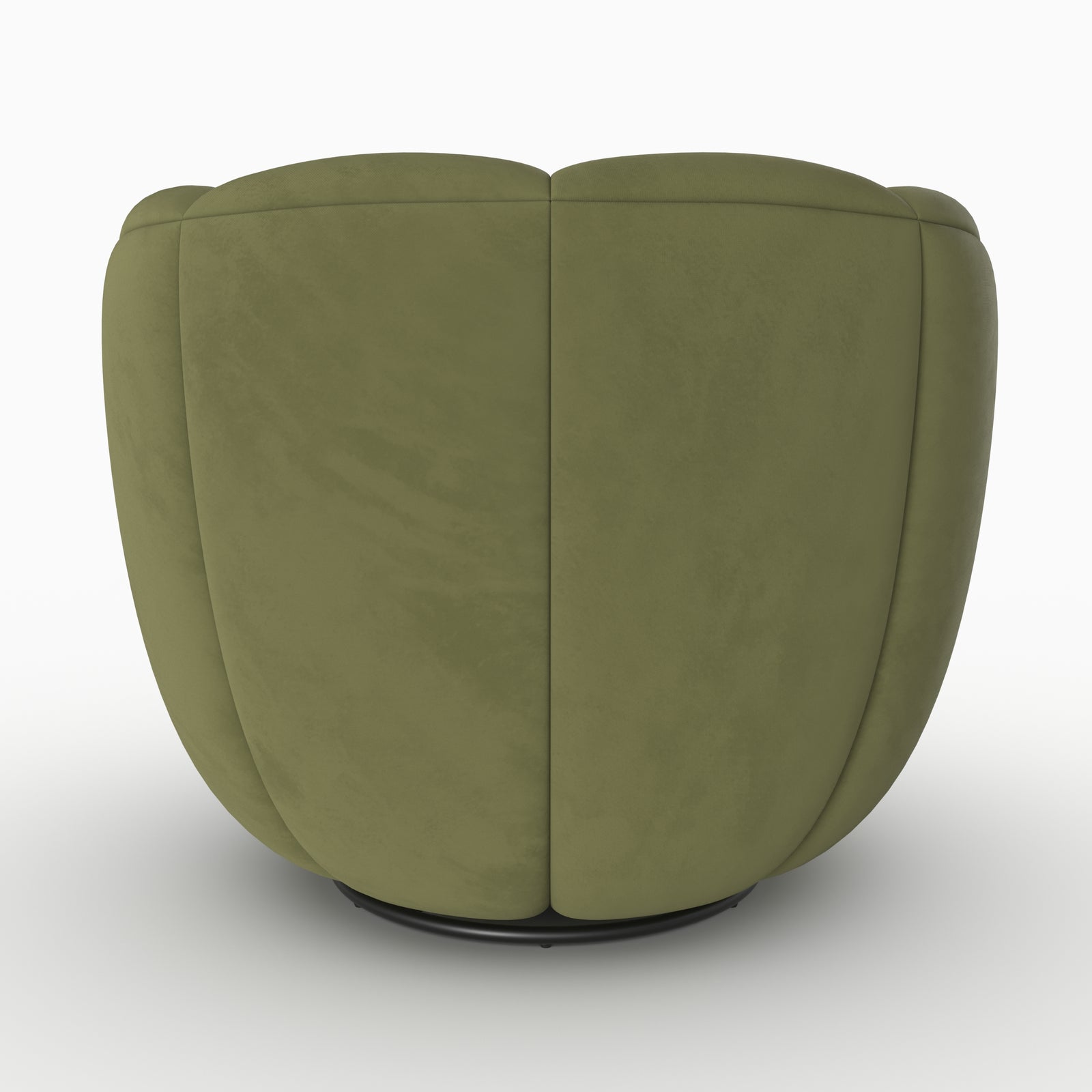 yse velours vert fauteuil pivotant rendez vous deco