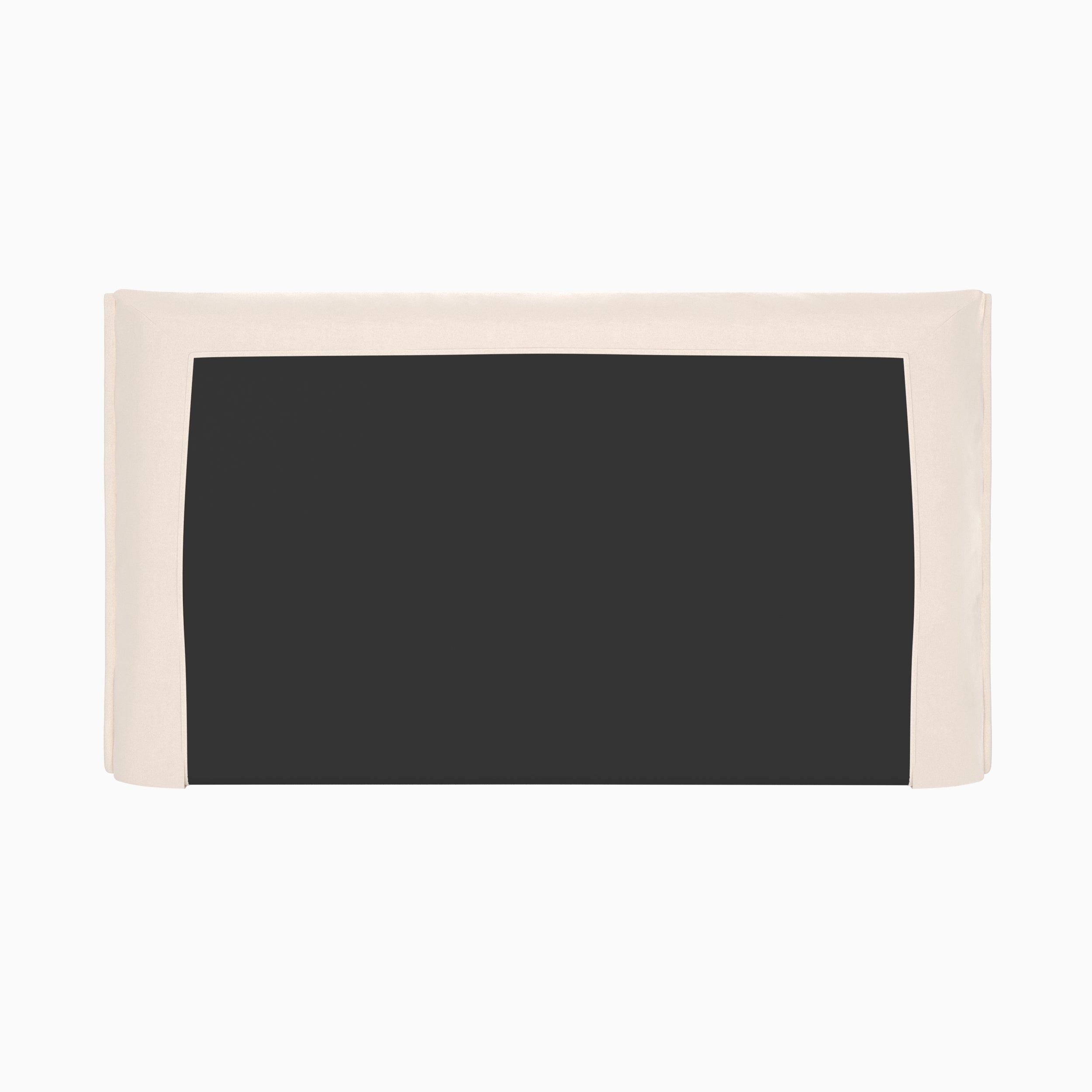 Tête de lit Safia en tissu blanc déhoussable 160 cm