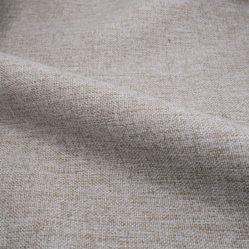 zoom chiara lot de 2 chaises en tissu beige