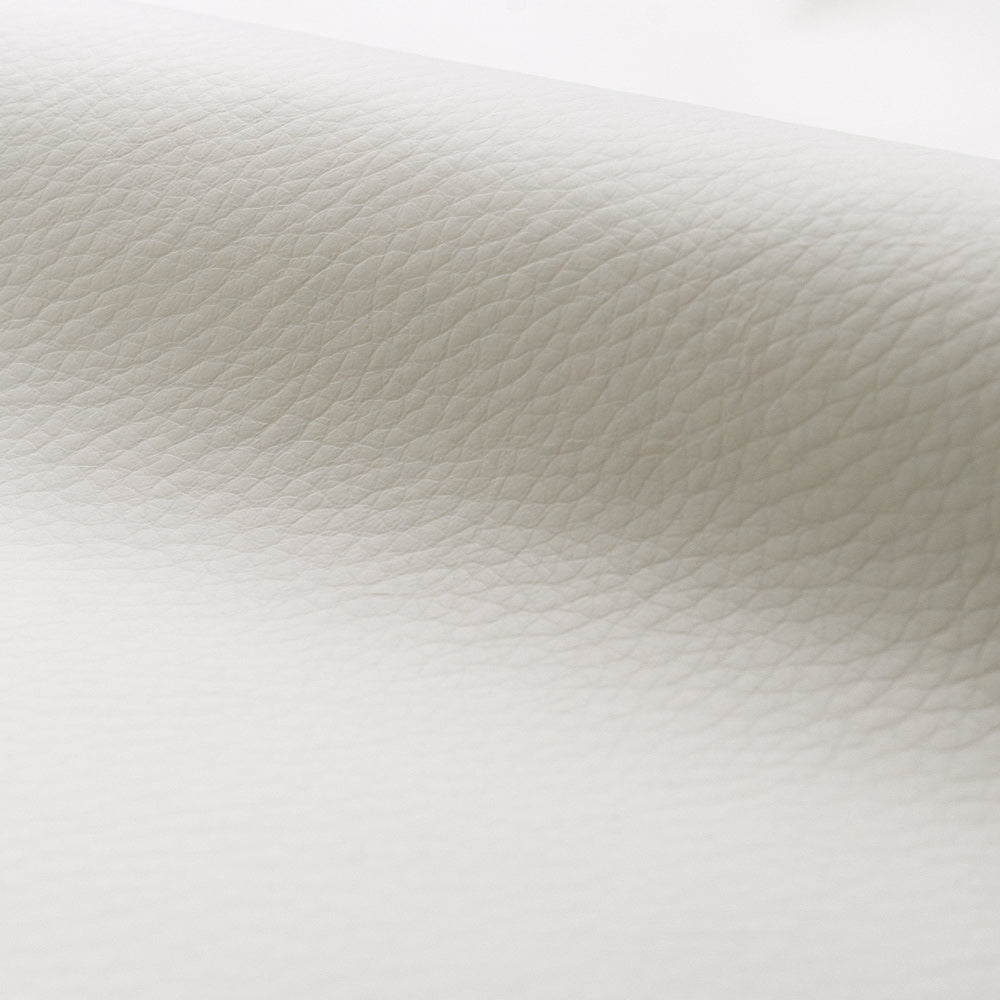 zoom matiere cuir blanc basile