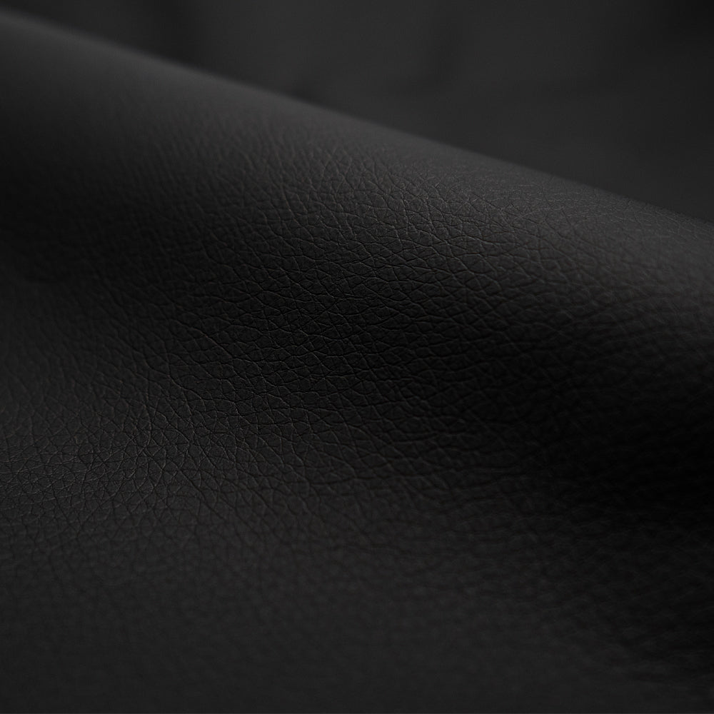 zoom matiere cuir noir houston