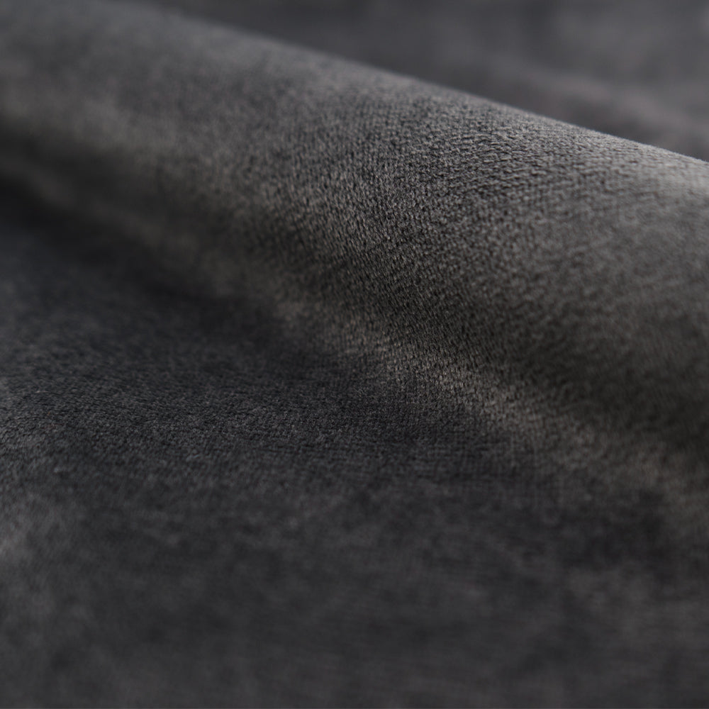zoom matiere velours gris fonce vinni
