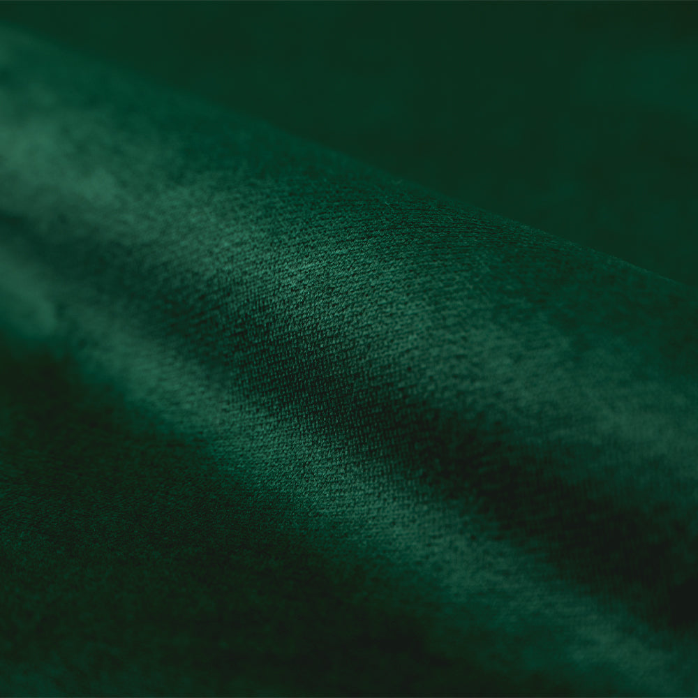 zoom matiere velours vert fonce vinni